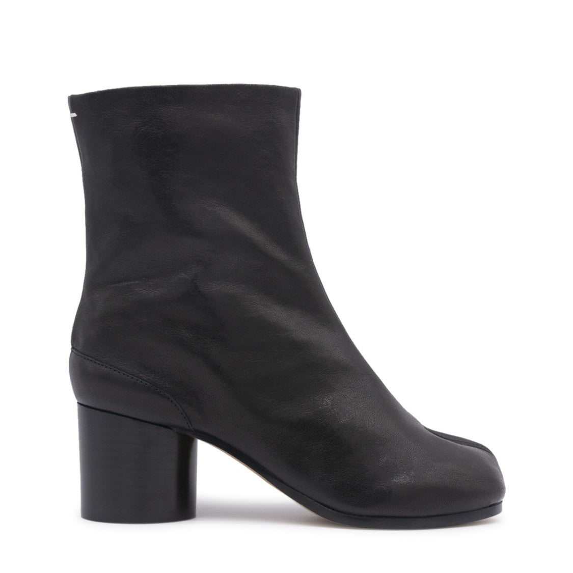 Maison Margiela Mid-Calf Leather Boots With Split-Toe Design