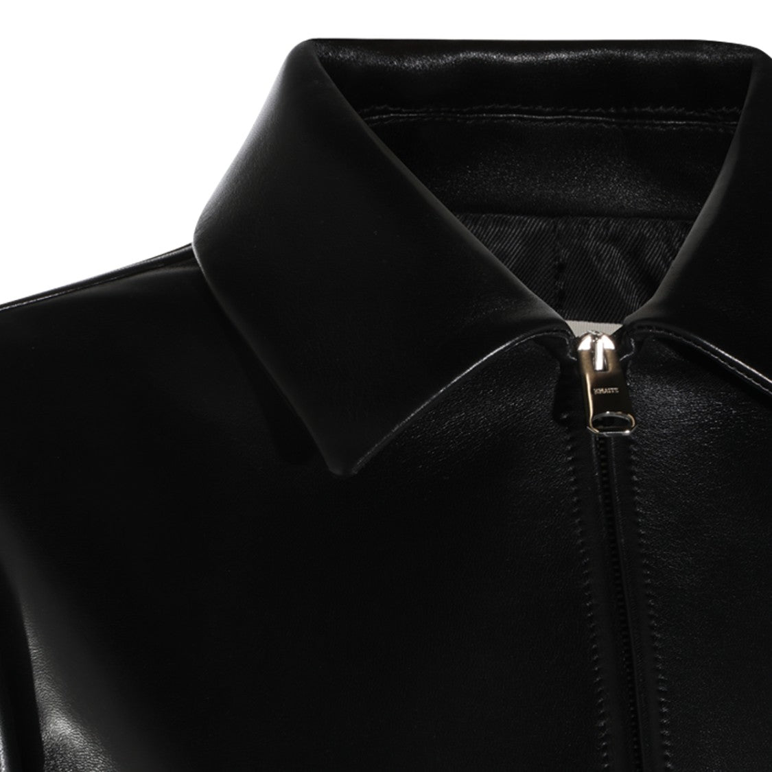 Khaite Black Leather Jackson Jacket