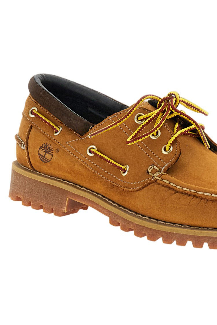Timberland Light Brown Authentic Boat Nubuck Leather Shoes