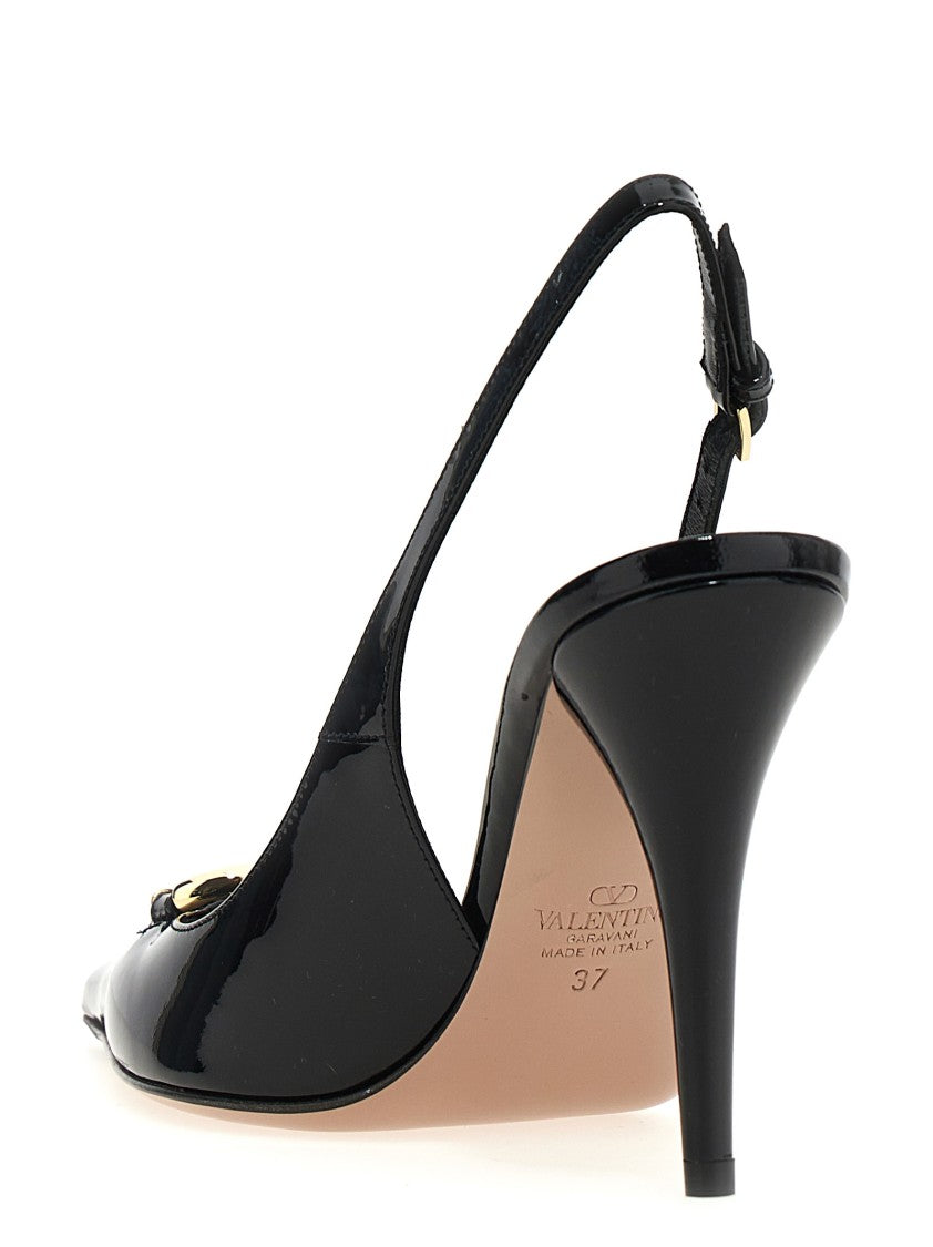 Valentino Garavani ‘Vlogo The Bold Edition’ Patent Leather Slingbacks