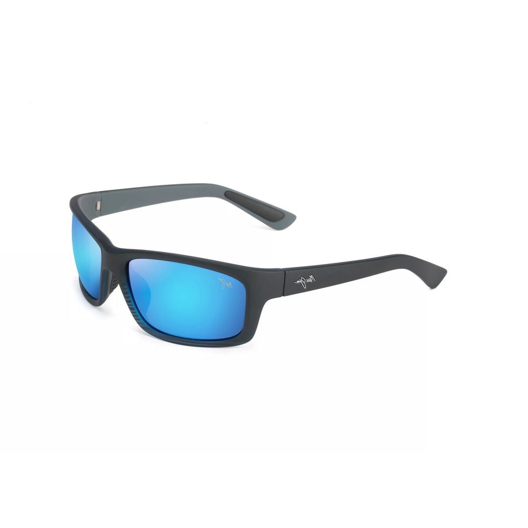 Maui Jim Black Mj0766s Rectangular Mirrored Sunglasses