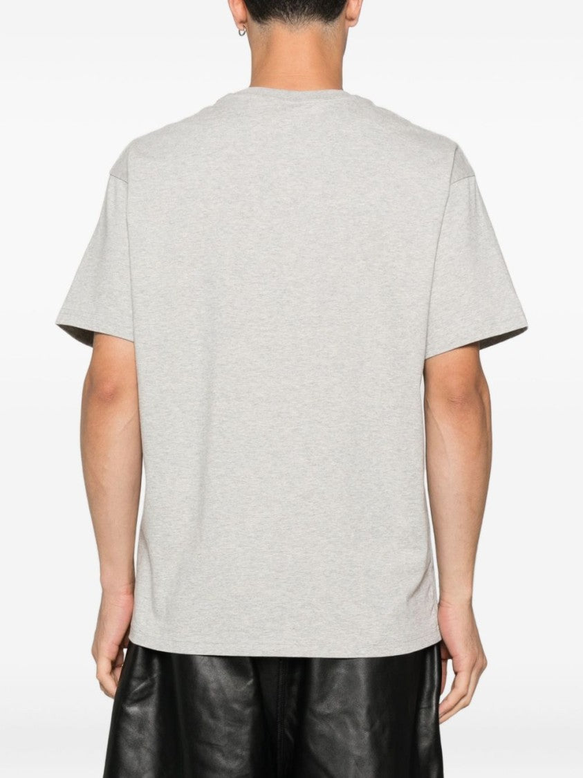 Givenchy Grey T-Shirt With Subtle Logo Patch