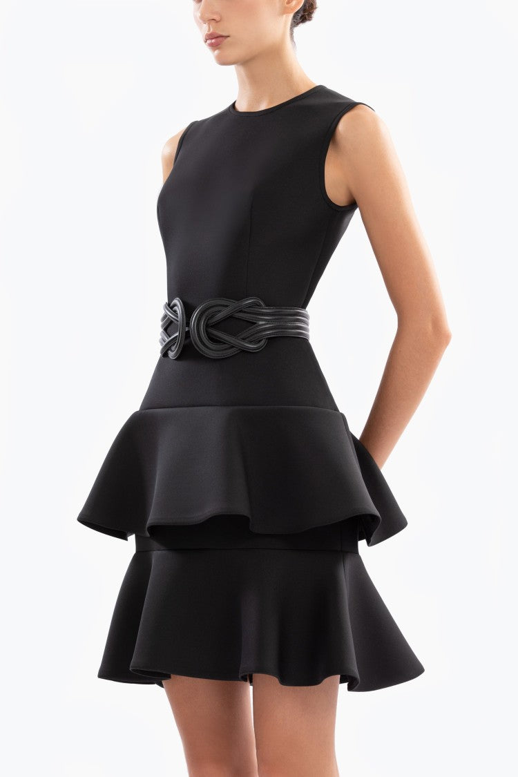 Saiid Kobeisy Midi Ruffled Dress