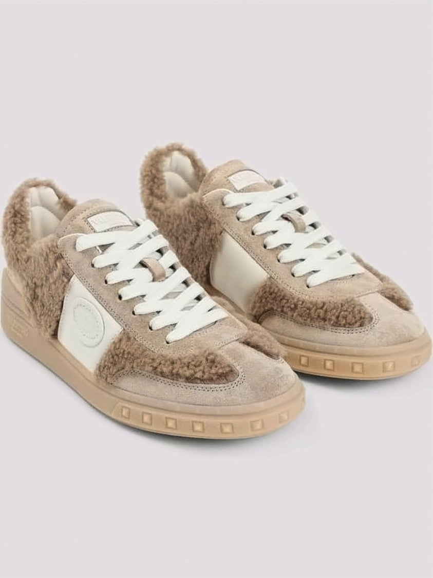 Valentino Garavani Luxe Wool-Blend Low-Top Sneakers