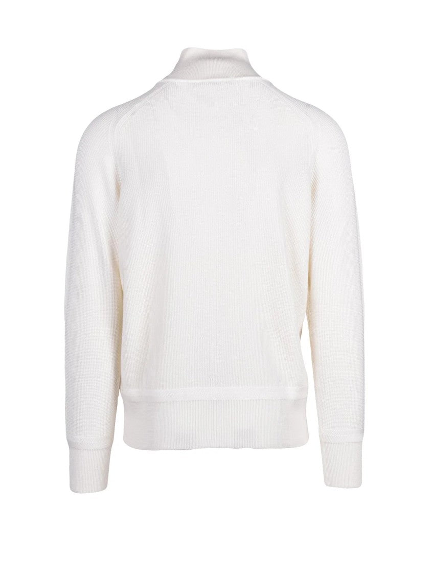 Kangra Minimalist Zip Jacket In Extrafine Merino Wool