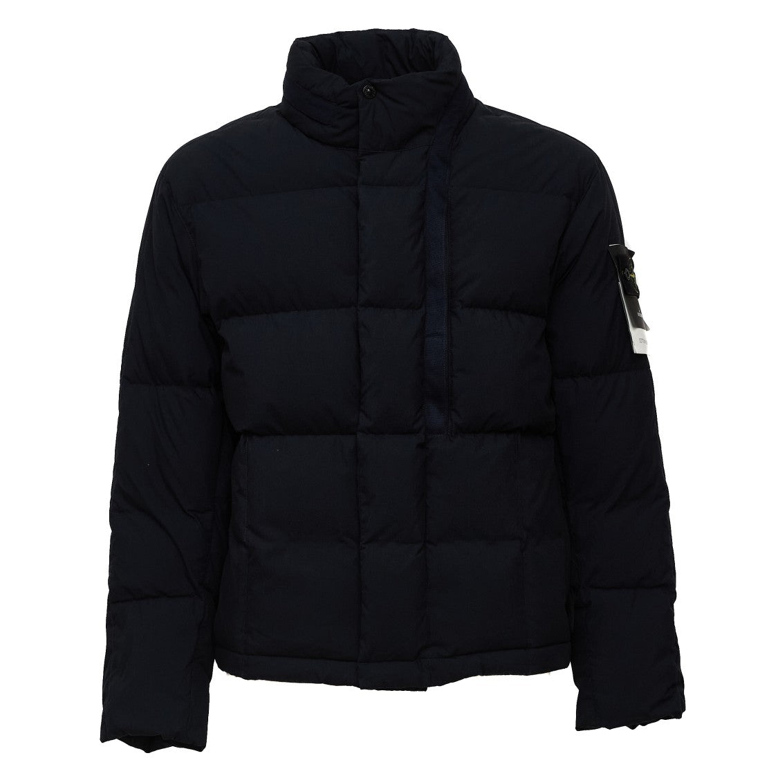Stone Island Rds Quilted Badge Zip Down Jacket