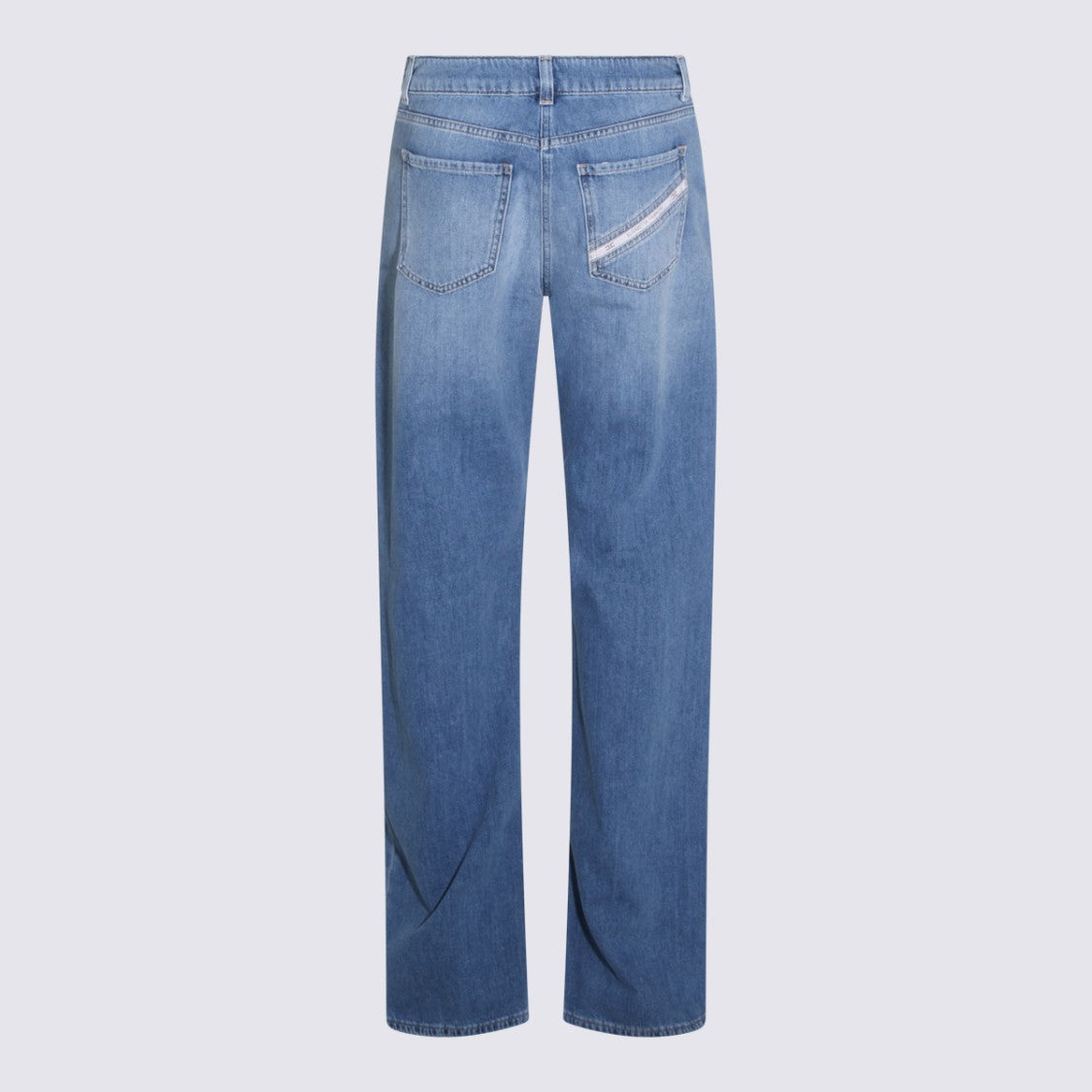 Elisabetta Franchi Straight-Cut Denim Jeans