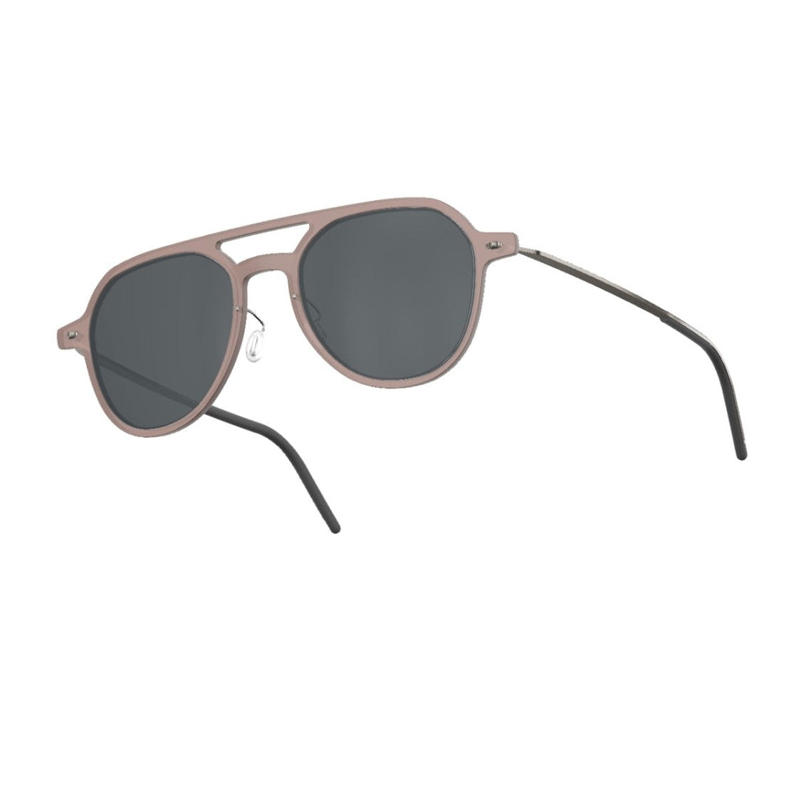 Lindberg Marrone Sun Titanium Geometric Sunglasses