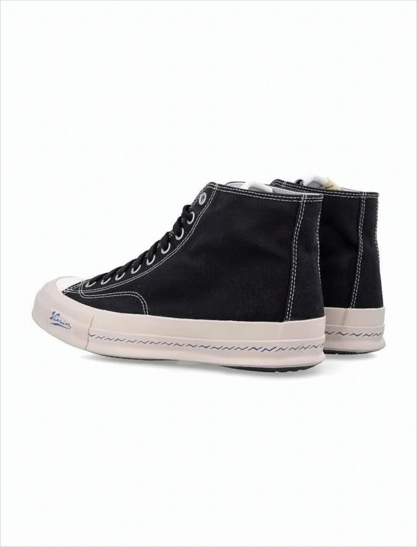 Visvim High-Top Sneakers With Contrast Stitching And Signature Logo