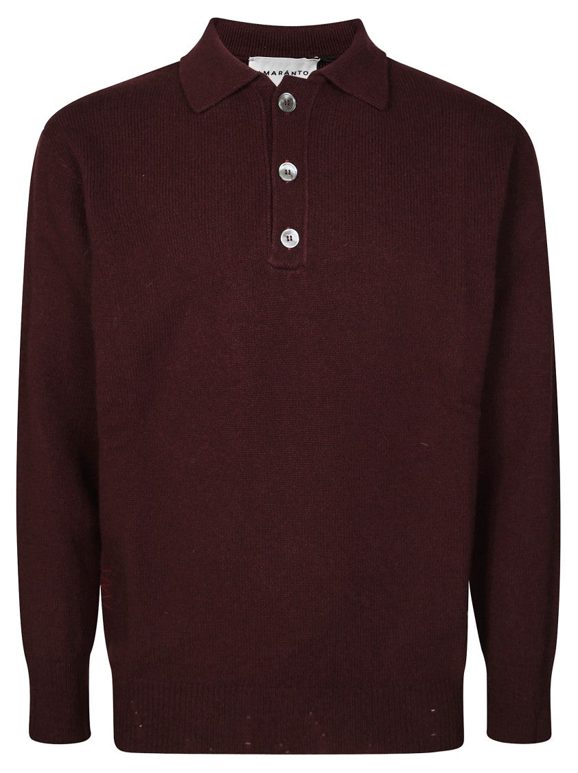 Amaranto Timeless Polo Shirt With Traditional Collar