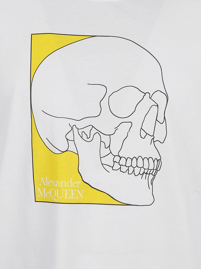 Alexander Mcqueen Crew-Neck T-Shirt With Striking Skull Graphic