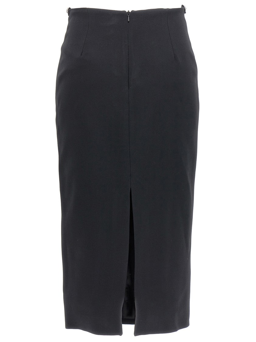 David Koma Puffer Circle Embroidery' Skirt