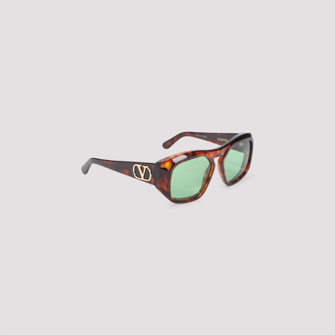 Valentino Garavani Brown Acetate Sunglasses