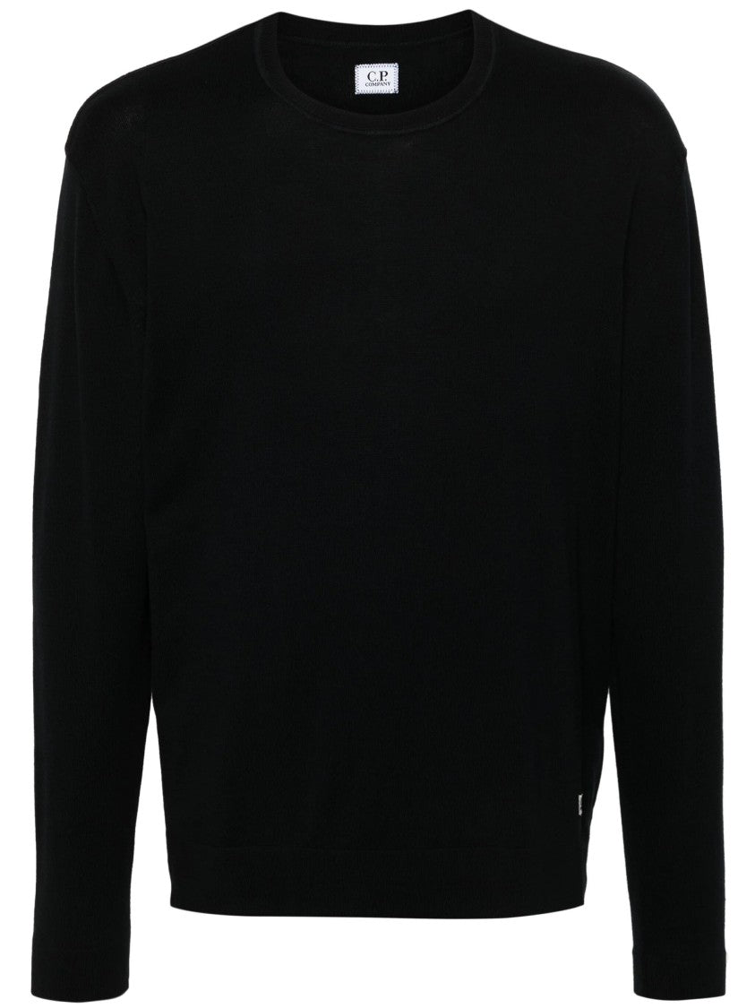C.P. Company Sea Island Logo Knit Sweater