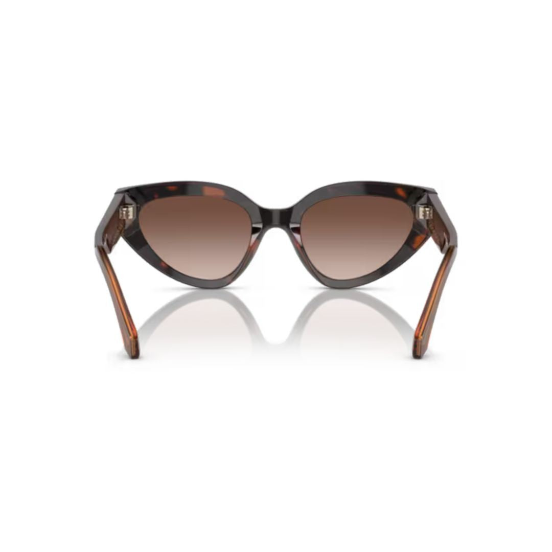 Bulgari 8256 Sole Cat-Eye Tortoiseshell Sunglasses