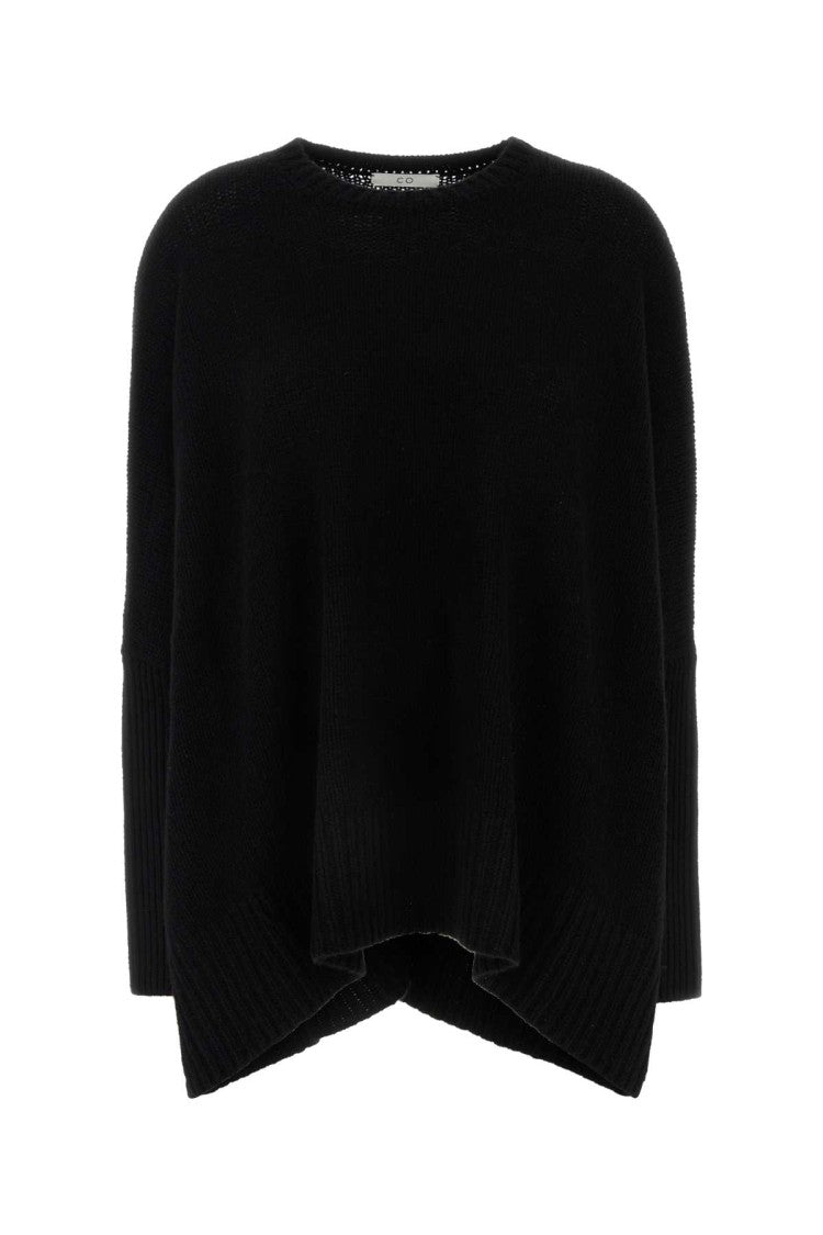 Co Black Cashmere Oversize Sweater