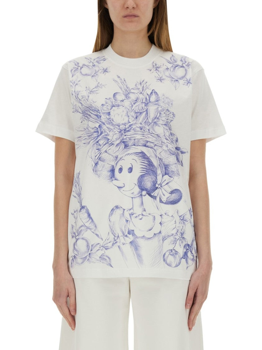Moschino Cotton T-Shirt With Print