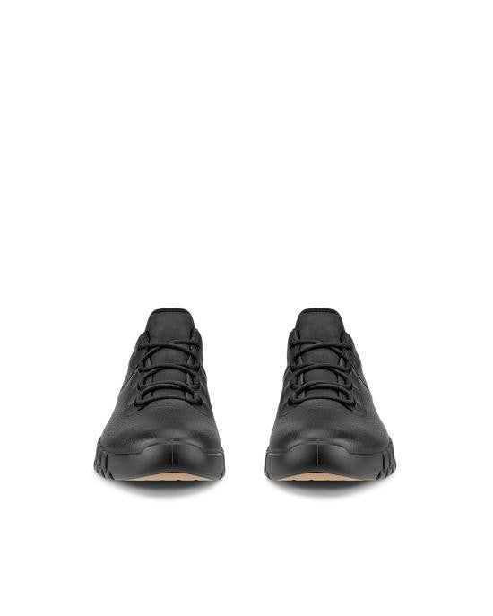 Ecco Textured Cowhide Leather Sneakers
