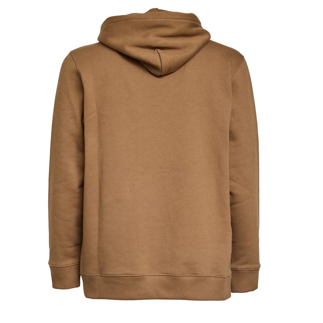 Dondup Brown Drawstring Hoodie With Branded Logo