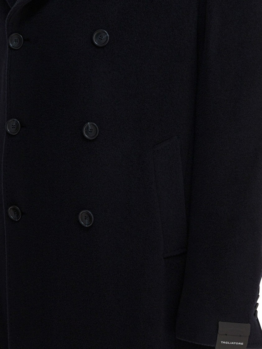 Tagliatore Double-Breasted Wool Jacket With Tailored Silhouette