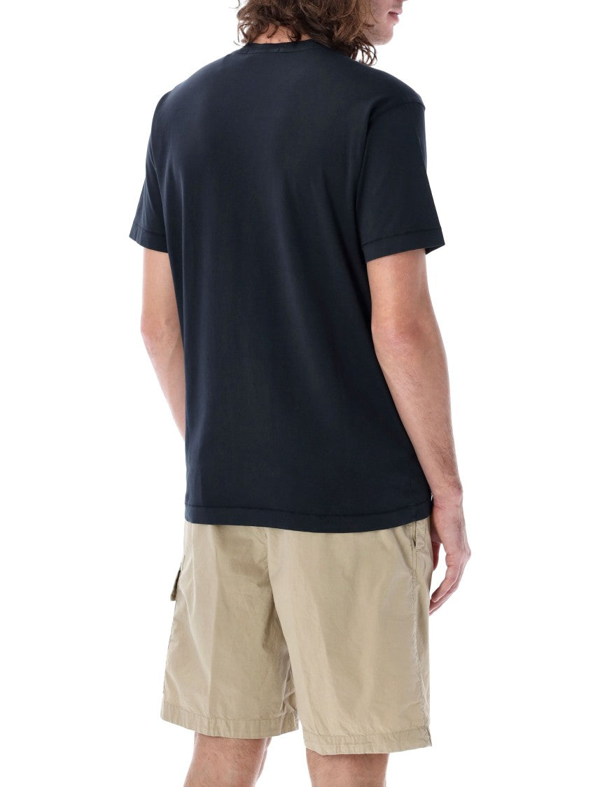 Stone Island Cotton Jersey T-Shirt With Compass Patch