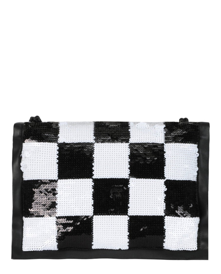 Ferragamo Checkered Sequin Shoulder Bag
