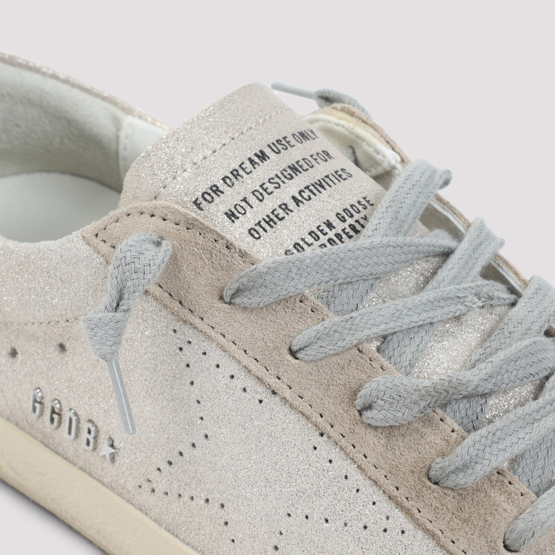 Golden Goose Platinum Beige Cow Leather Superstar Sneakers