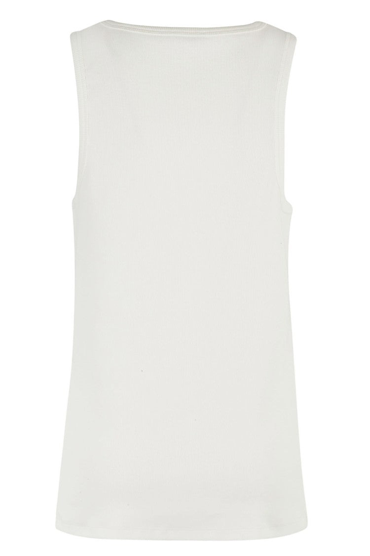 Moncler Fitted Jersey Top With Round Neckline