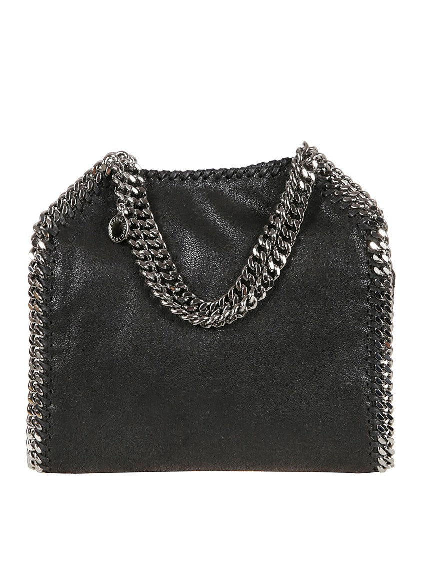 Stella Mccartney Falabella Mini Tote With Diamond Chain Detail