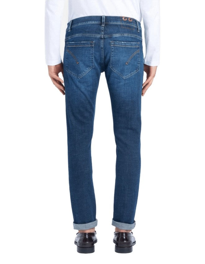 Dondup Low-Rise Blue Jeans With Classic Five-Pocket Design