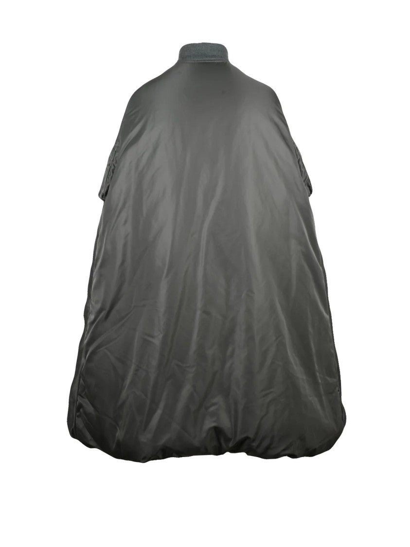 Junya Watanabe X Comme Des Garçons Military-Inspired Long Padded Cape With High Collar