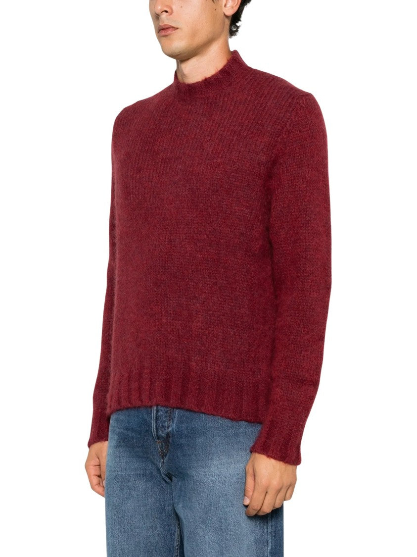 Doppiaa Ribbed Mock-Neck Sweater
