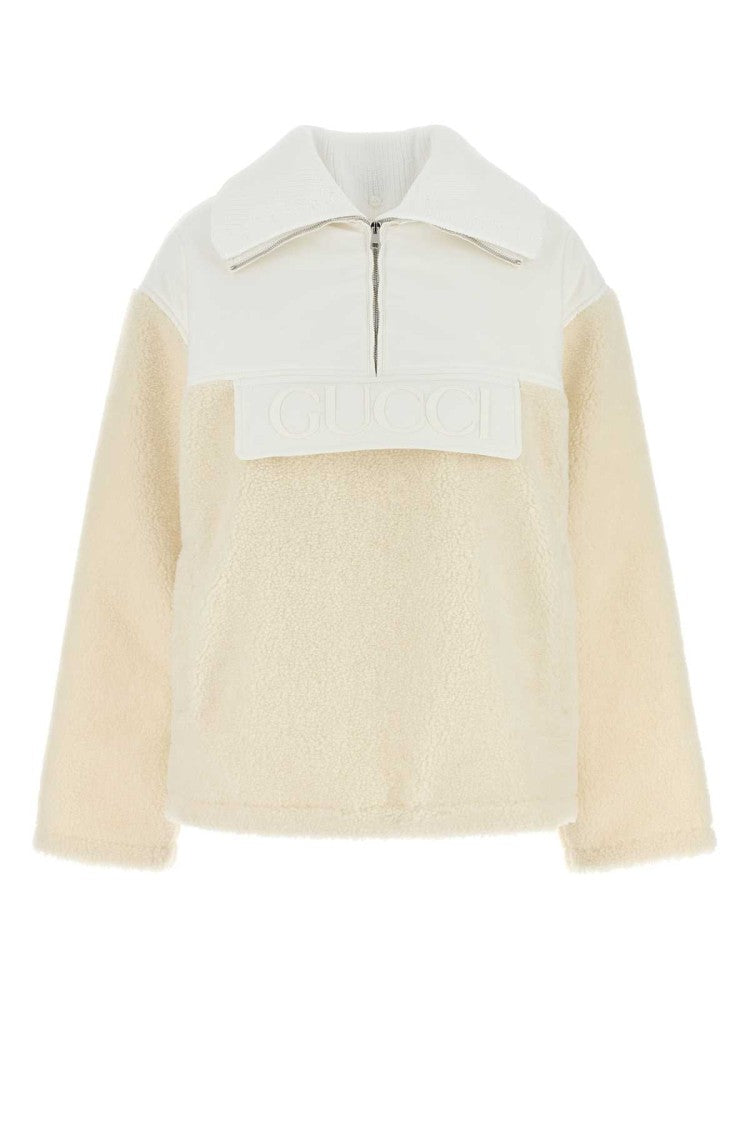 Gucci Two-Tone Wool Blend Padded Jacket