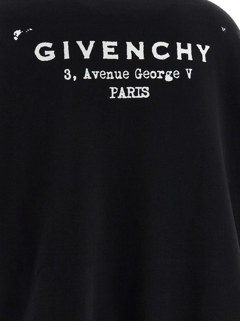 Givenchy Logo Print Hoodie