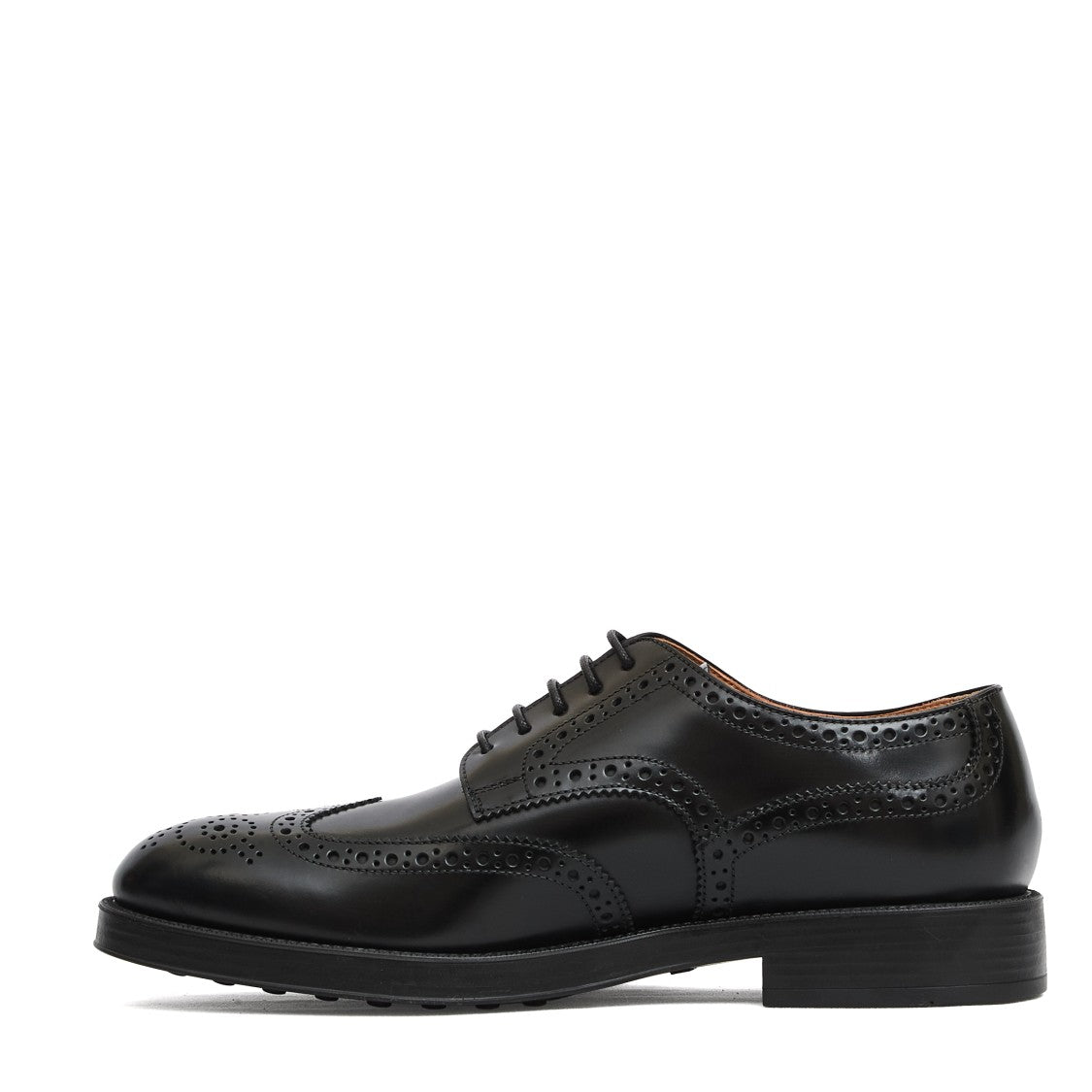 Tod's Black Lace-Up With Holes