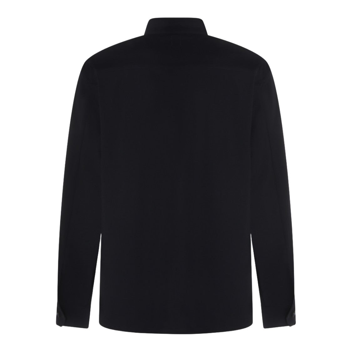 Moorer Black Jacket With Concealed Front Buttons