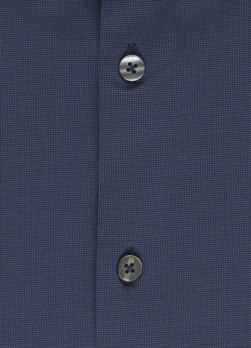 Rrd Blue Structured Collar Oxford Shirt