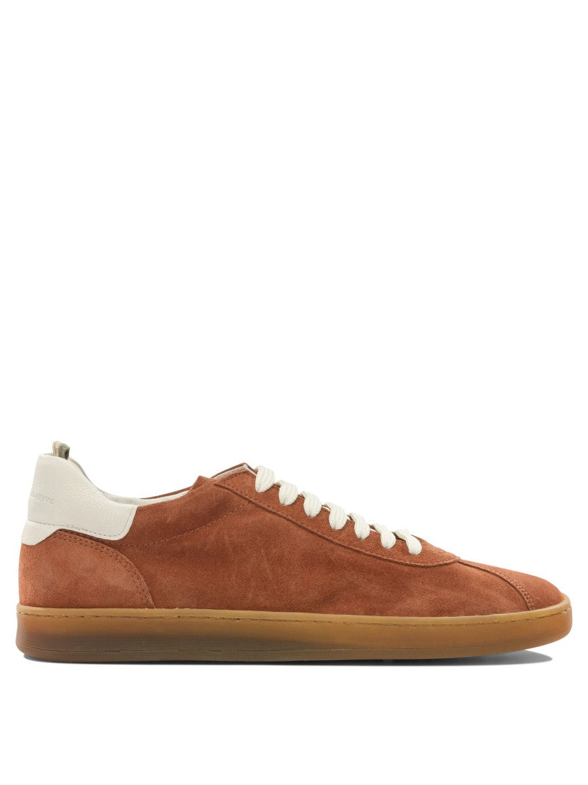 Officine Creative Slip-On Sneakers With Suede Upper And Contrasting Sole