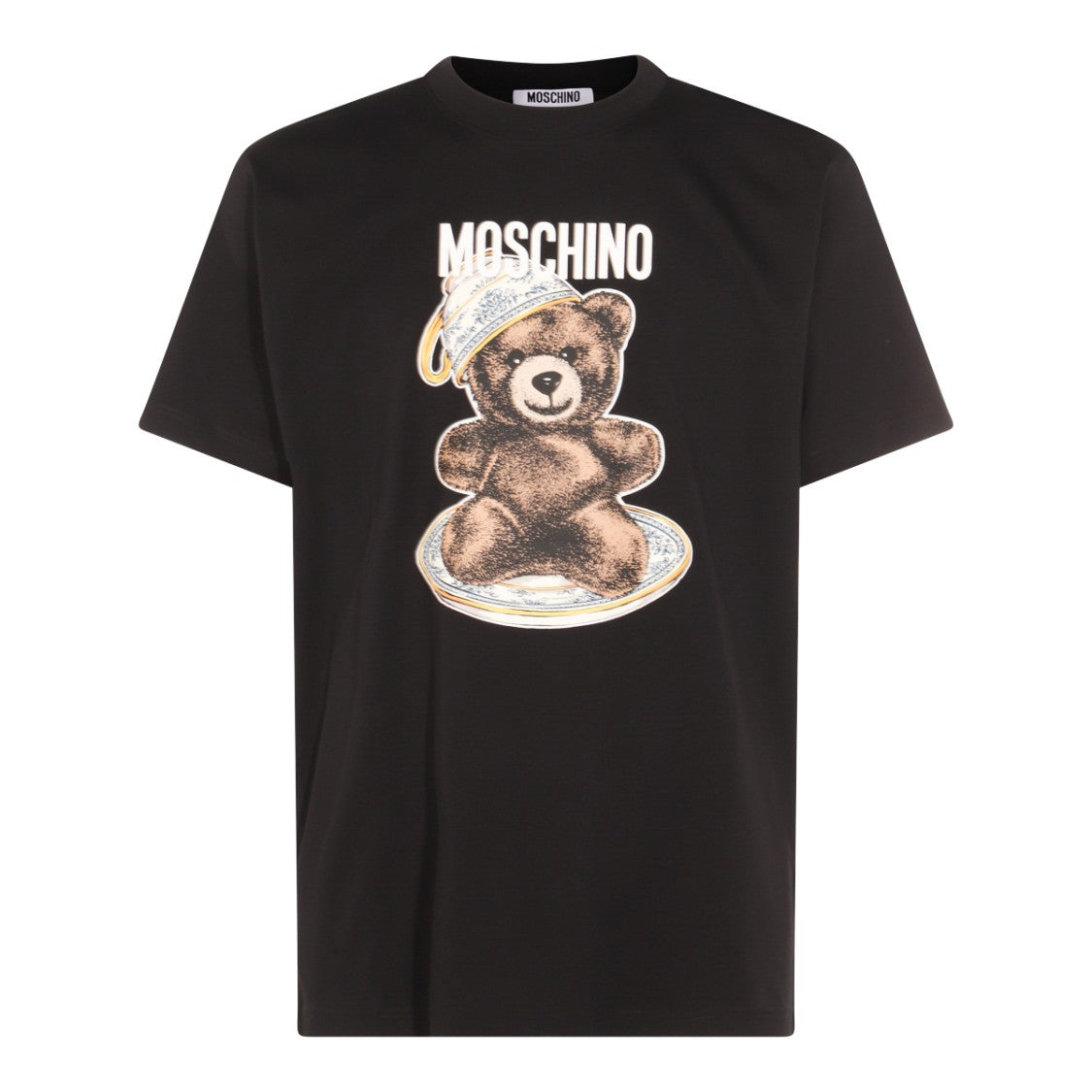 Moschino Black Cotton T-Shirt