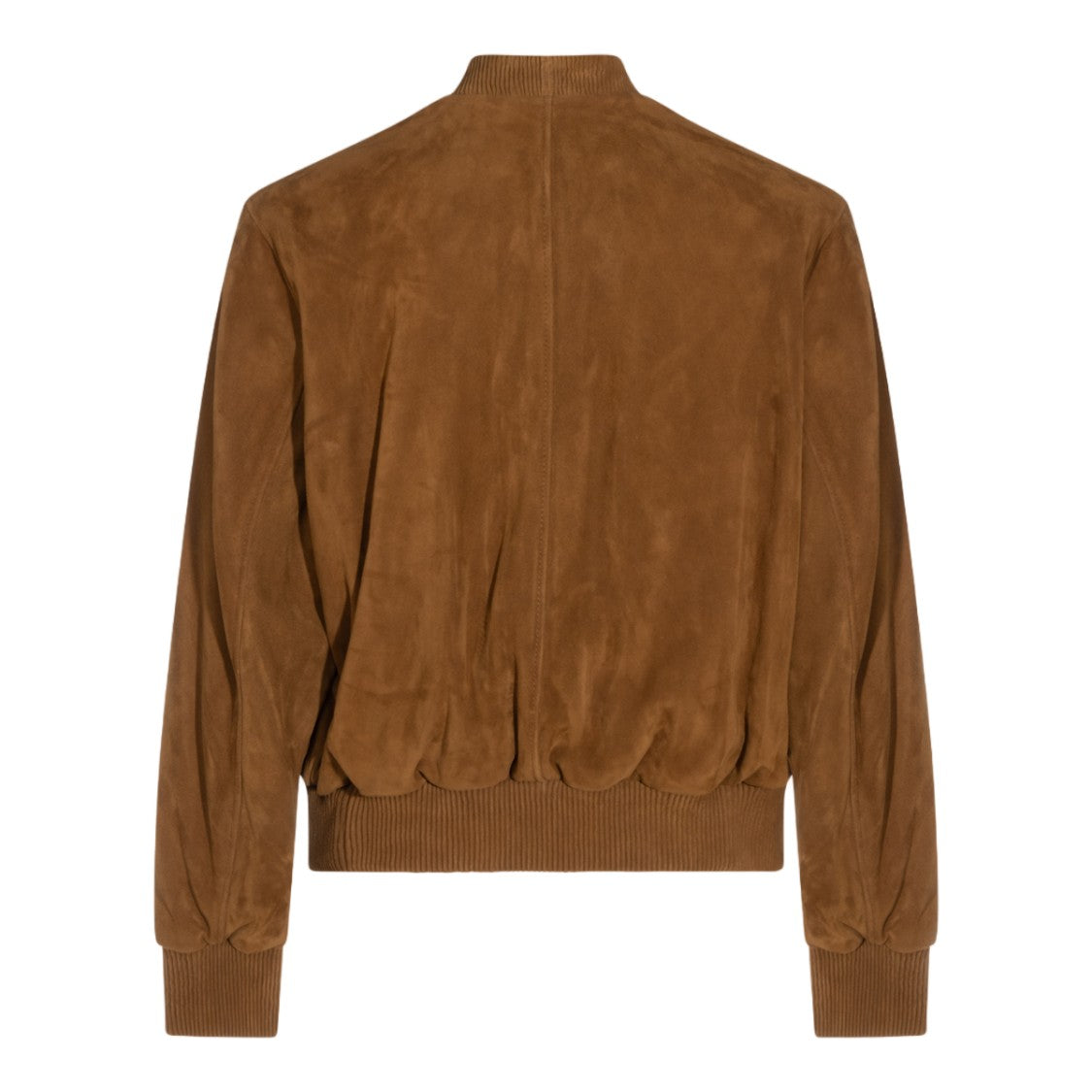 Ami Paris Smooth Suede Casual Jacket With Embossed Logo