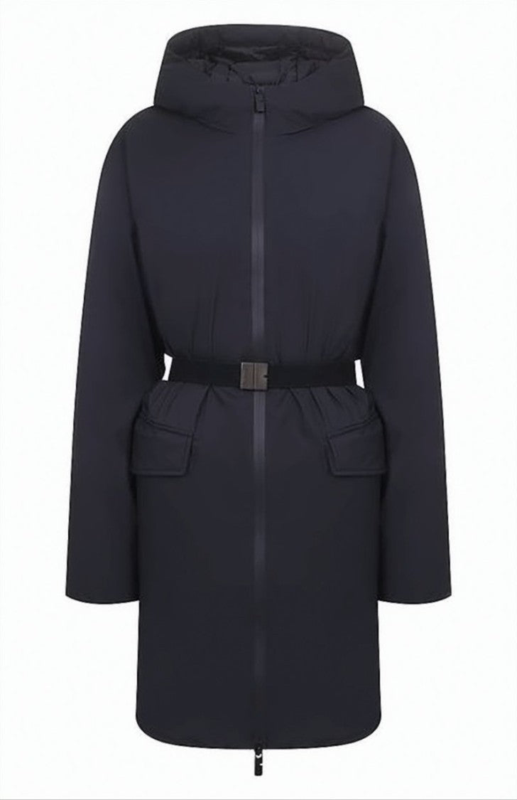 Burberry Hooded Long Padded Coat
