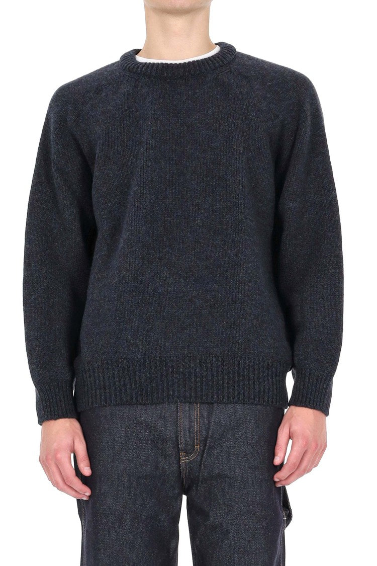 Howlin Shetland Boxy Fit Wool Crewneck Sweater