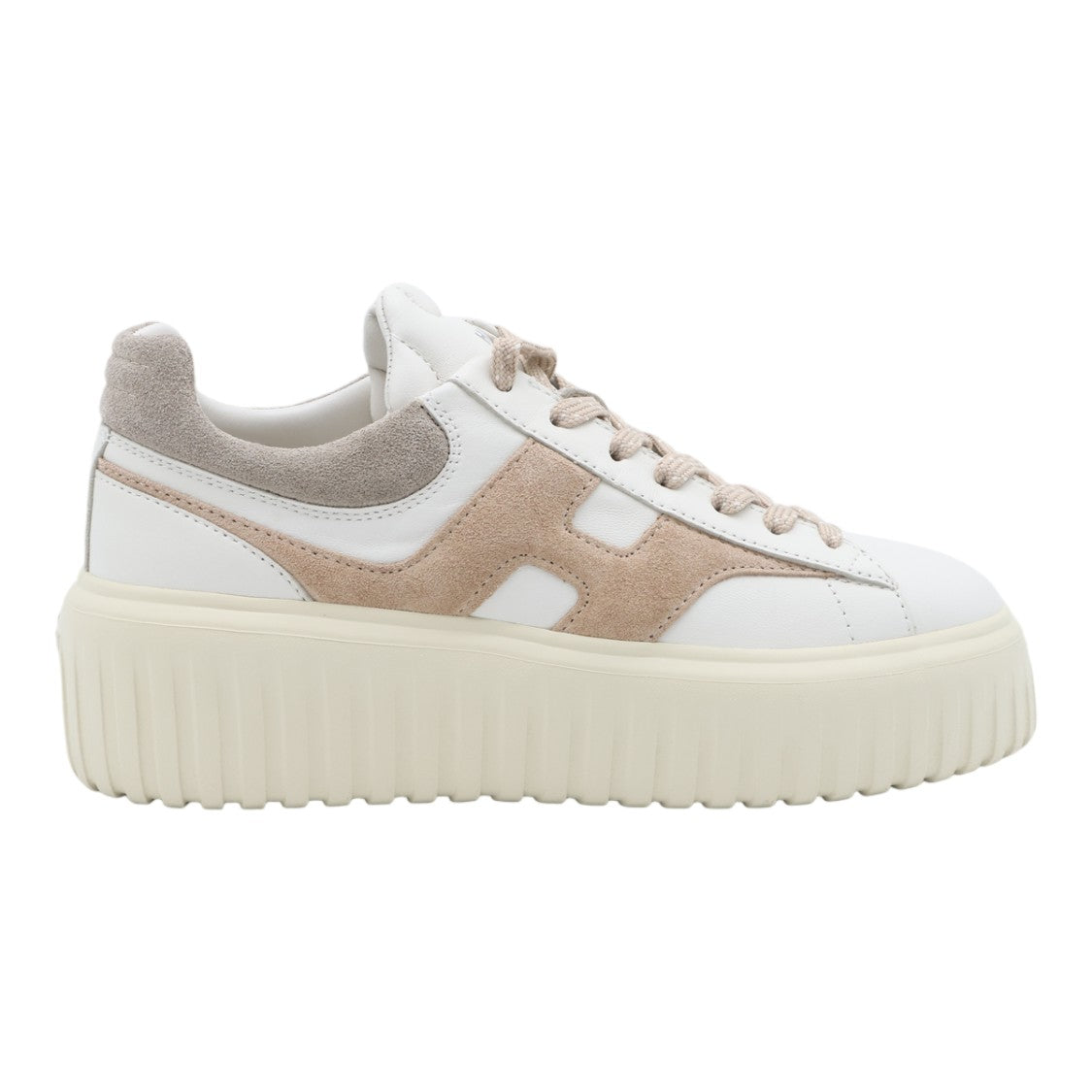 Hogan Chunky Platform Sneakers With Leather And Suede Overlays