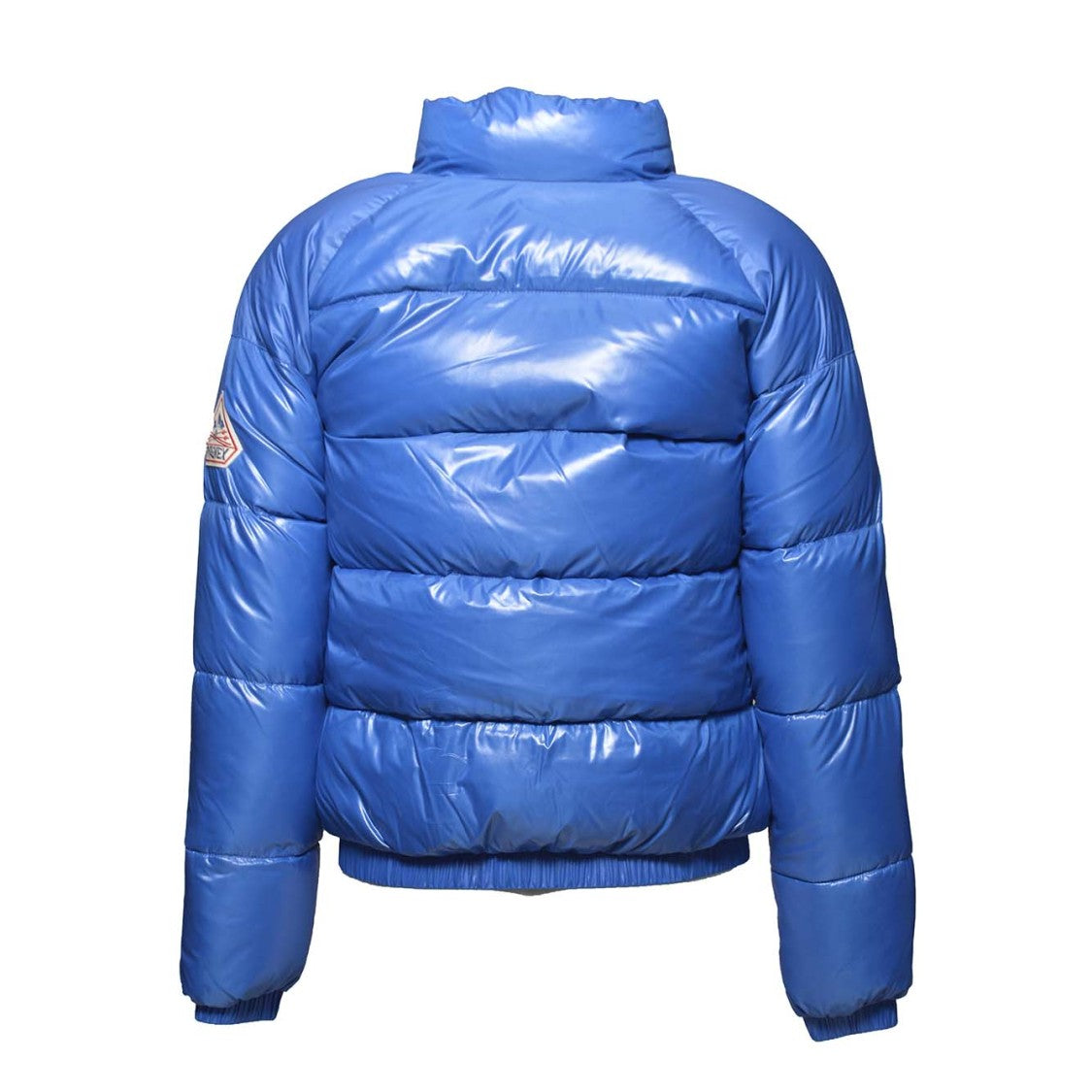 Pyrenex Light Blue Shiny Nylon Vintage Mythic Puffer Jacket