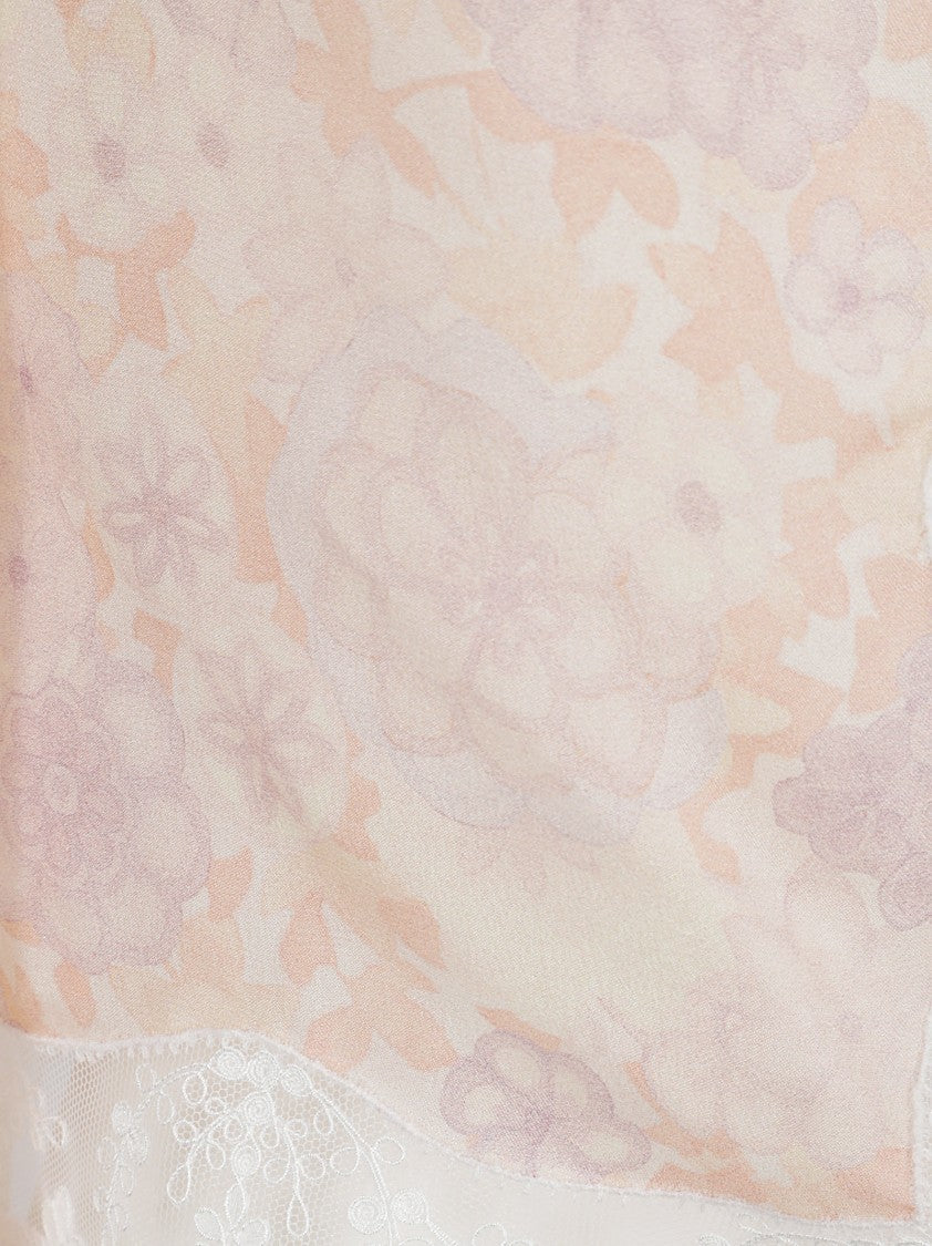Chloé Silk Floral Lace Tank Top