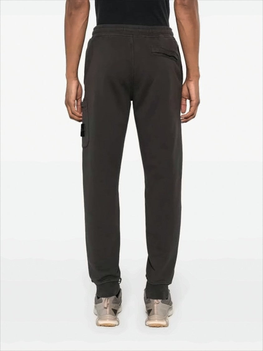 Stone Island Relaxed Fit Black Jogger Pants