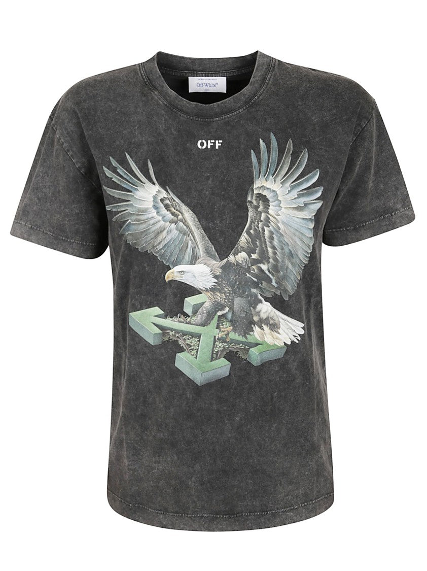 Off-White Graphically Printed Off-White T-Shirt