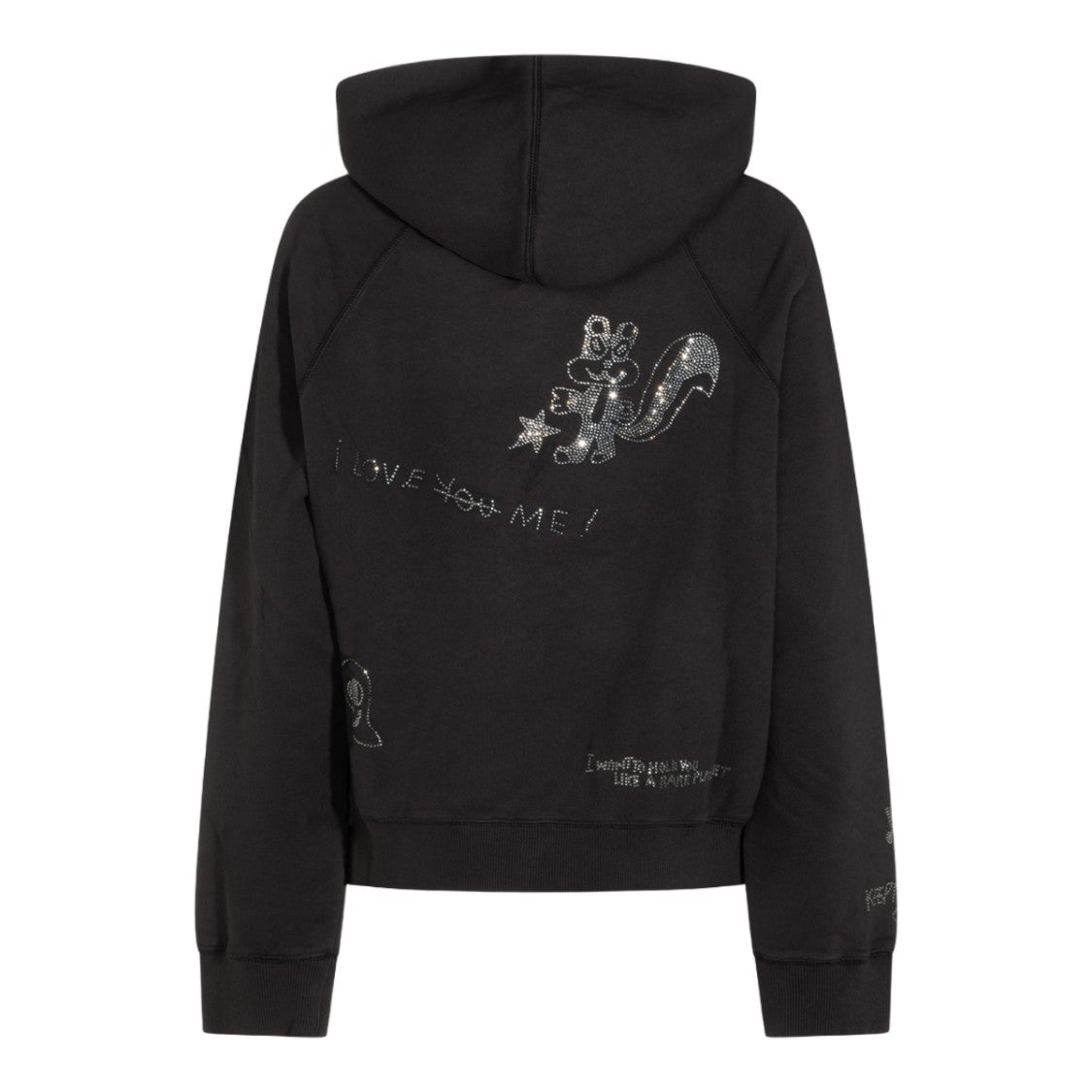 Zadig & Voltaire Hoodie-Style Sweater With Rhinestone Embellishments