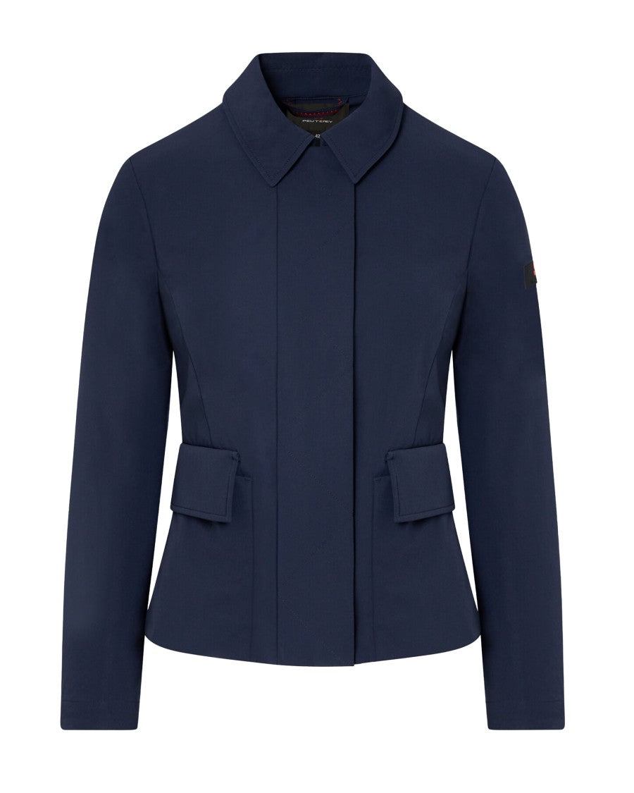 Peuterey Slim Fit Water-Repellent Jacket With Concealed Zip And Flap Pockets