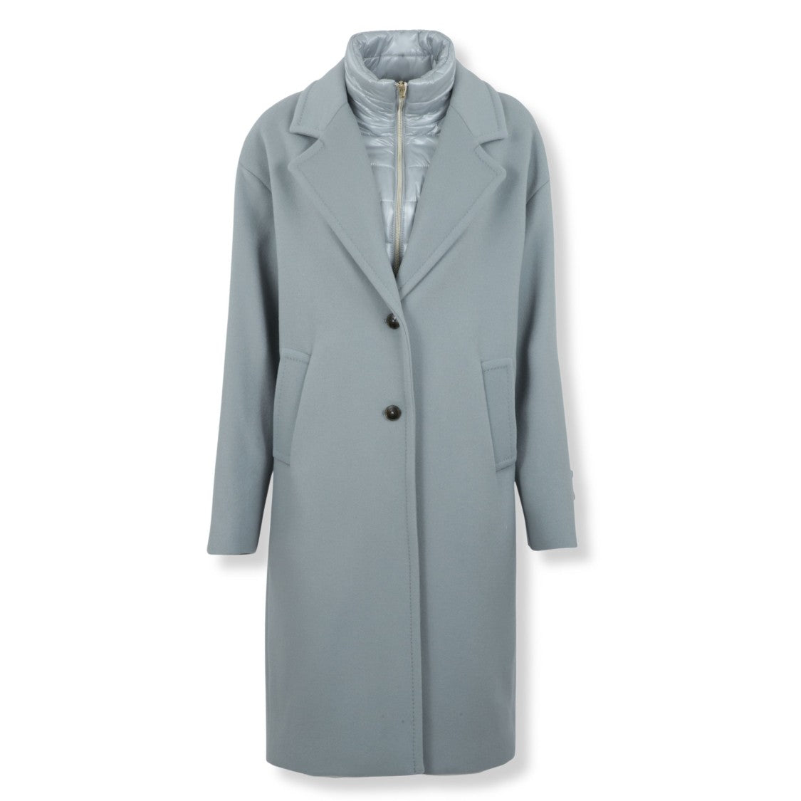 Herno Single-Breasted Coat With Tailored Fit